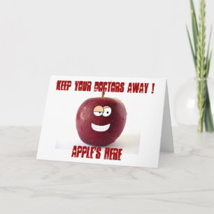 Skaffa dig snart roligt äpple doktor kort