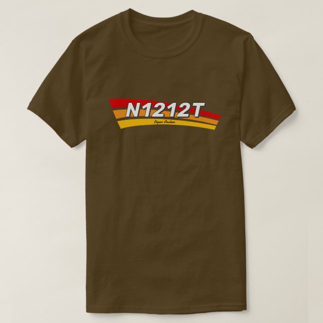 Skaffa din egen flygplansnummer t-shirt (Design framsida)