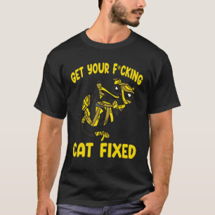 Skaffa din kattt fixerad Halloween Rädda djuren T Shirt