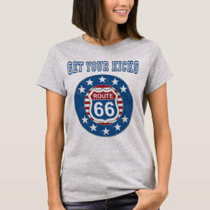 Skaffa din kundvagn 66 - stressad retro t shirt