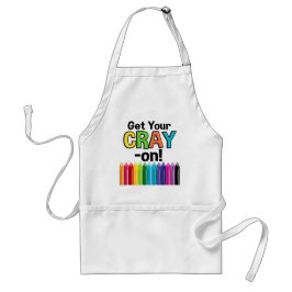 Skaffa din röntgenbild på Rainbow Crayon Art Teach Förkläde