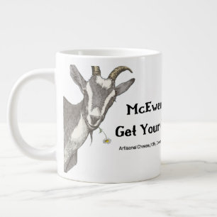 Skaffa ditt Goat stort mugg Jumbo Mugg