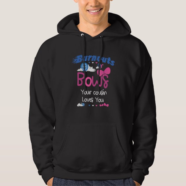 Skaffa eller ge din kusin Kärlek din Gender Hoodie (Framsida)