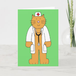 Skaffa en bra bit snart som en Medic Tecknad Kort