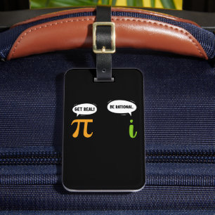 Skaffa en verklig, rationell, stilig Math Pi Day G Bagagebricka