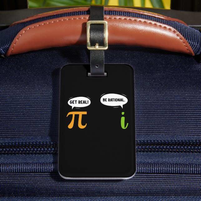 Skaffa en verklig, rationell, stilig Math Pi Day G Bagagebricka (Framsida Insitu 2)