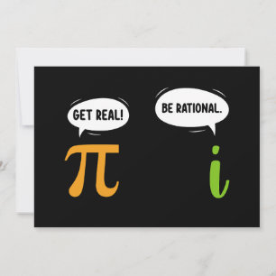 Skaffa en verklig, rationell, stilig Math Pi Day G Inbjudningar