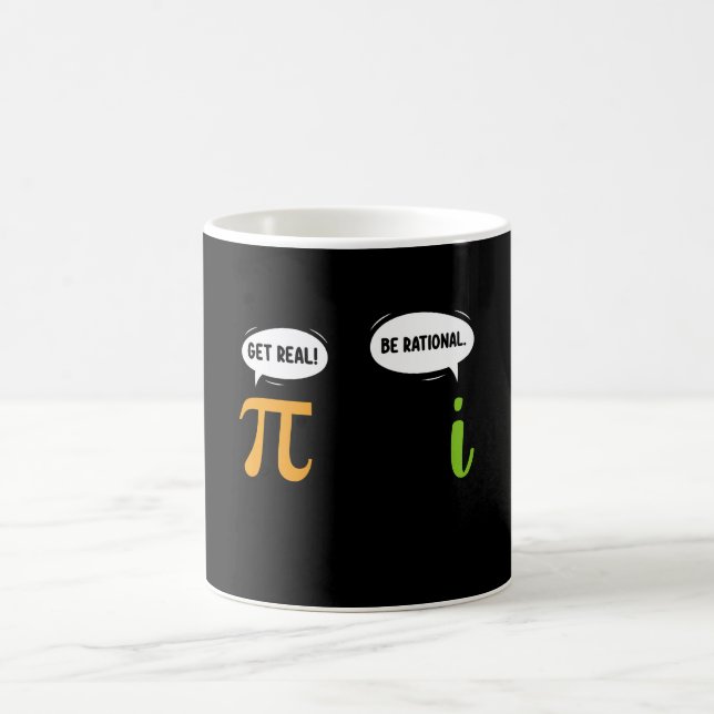 Skaffa en verklig, rationell, stilig Math Pi Day G Kaffemugg (Center)