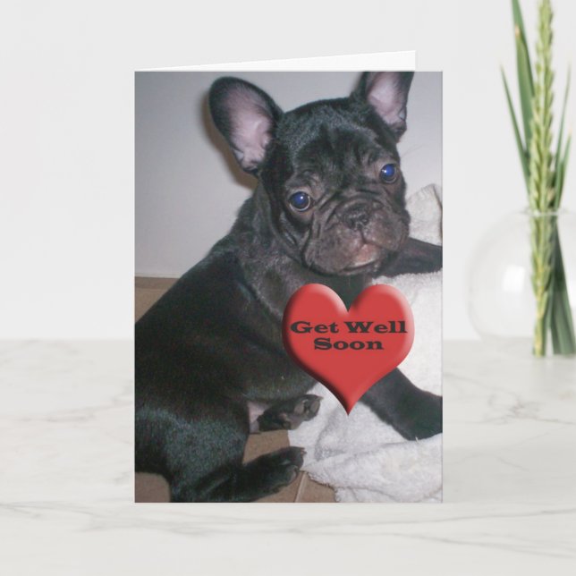 Skaffa ett bra Bulldog-kort för Fransk snart Kort (Framsida)