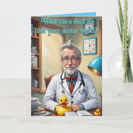 Skaffa ett bra kort roligt anka