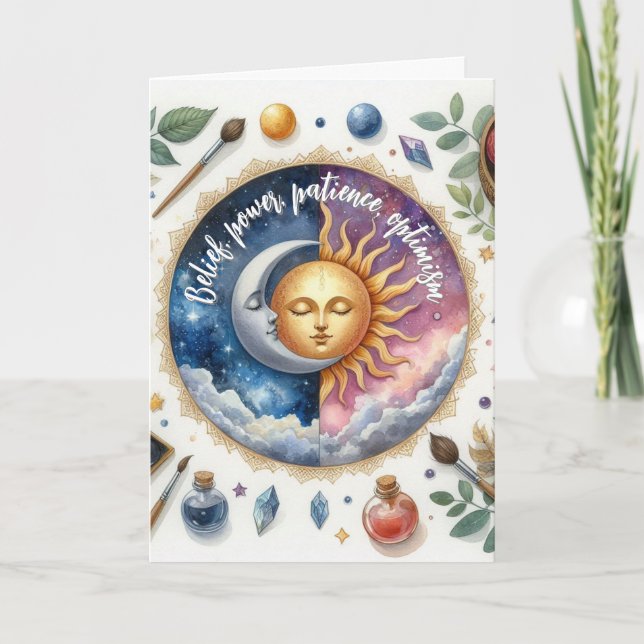 Skaffa ett hälsningskort tack kort (Framsida)