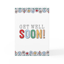 Skaffa ett snart utskrivbart kort | Söt Blommigt