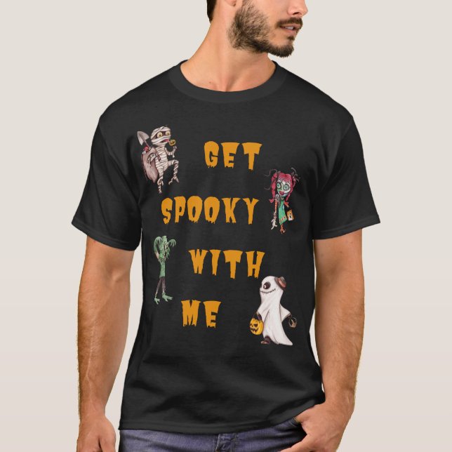 Skaffa ett tal med mig Halloween T-Shirt (Framsida)