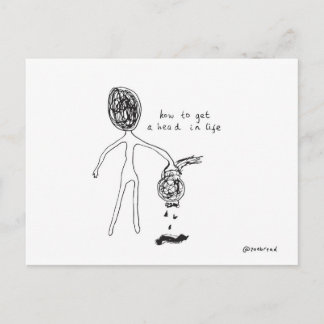 skaffa ett vykort för huvud