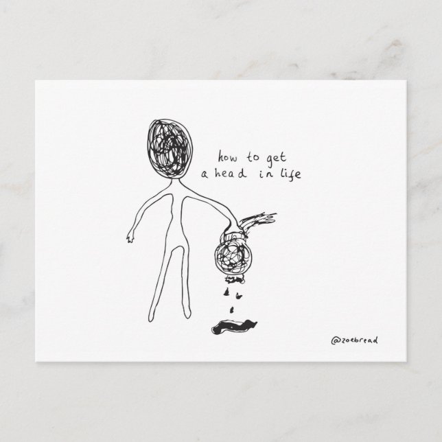 skaffa ett vykort för huvud (Framsida)