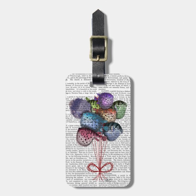 Skaffa fiskbubblor bagagebricka (Vertikal Framsida)