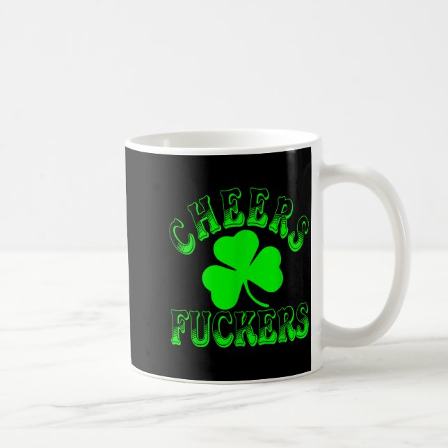 Skaffa Forers irländska St Patricks Day Shamrock T Kaffemugg (Höger)