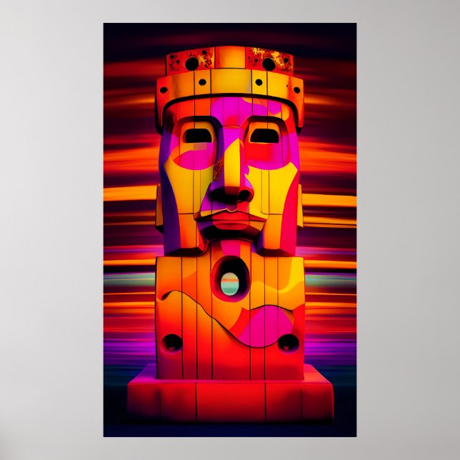 Skaffa Guds Öga-vy - Ken Gage Art Poster (Framsidan)
