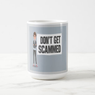 Skaffa inte skuggiskanderoll bredvid en kamera kaffemugg