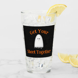 Skaffa Lakan tillsammans Halloween Ghost Glaskopp