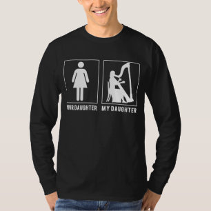 Skaffa min dotter mot din dottergåva till föräldra t shirt