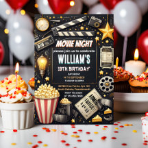 Skaffa pojken Camping Popcorn Movie Natt 13-årsdag
