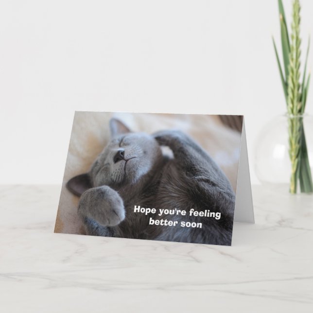 Skaffa snart ett Cute Cute-kort Kort (Framsida)