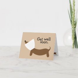 Skaffa snart ett Dachshund-kort Kort