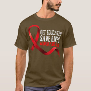 Skaffa Spara Lives World AIDS Day 2 T Shirt