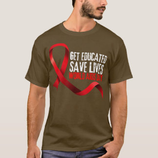 Skaffa Spara Lives World AIDS Day 2 T Shirt