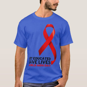Skaffa Spara Lives World AIDS Day 7 T Shirt