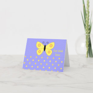 Skaffa väl snart Butterfly-kort Kort
