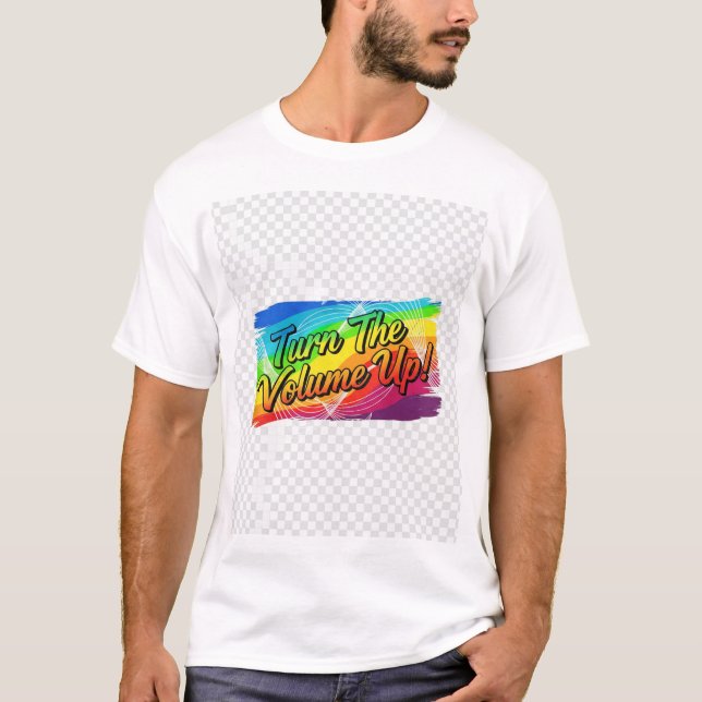 "Skaffa volymen" en explosiv T-shirt-funktion  T Shirt (Framsida)