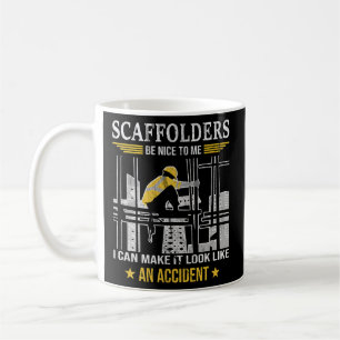 Skaffelbyggnadsställningar, byggnadsställningar oc kaffemugg