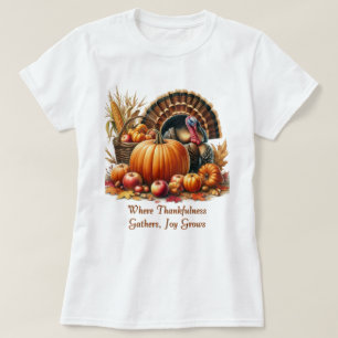 Skafferi pumpa kalkon t shirt