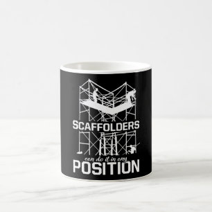 Skaffolderplacering Placera Scaffold Builder Kaffemugg