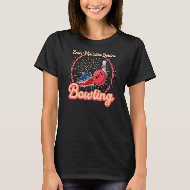 Skägelskålare som säger bowling t shirt (Framsida)