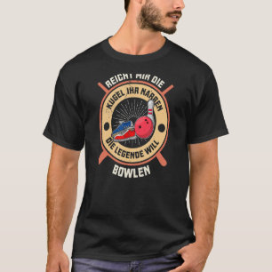 Skägelskålare som säger bowling t shirt