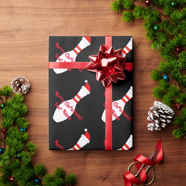 Skägelstift med jultomten anpassningsbar jul presentpapper (Julgåva)