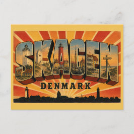 Skagen Danmark Fyrtorn Vykort