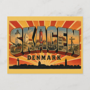Skagen Danmark Fyrtorn Vykort