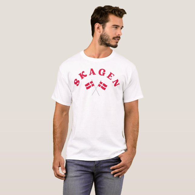 SKAGEN Danmark T Shirt (Hel framsida)
