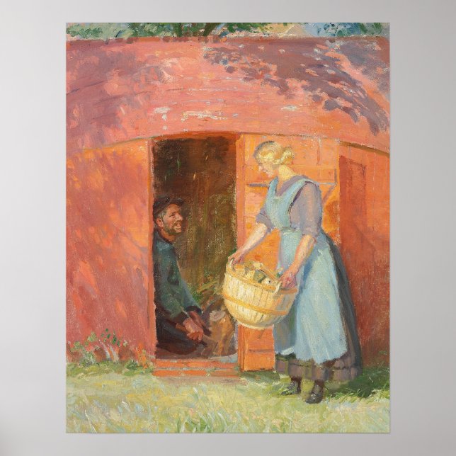 Skagen Fisherman in a Shed Poster (Framsidan)