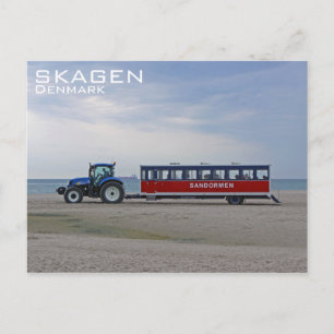 Skagen/Grenen Danmark vykort! Vykort