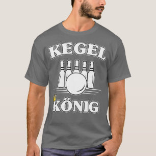 Skägerskålar i kung bowling klubb bowling t shirt
