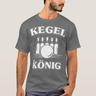 Skägerskålar i kung bowling klubb bowling t shirt