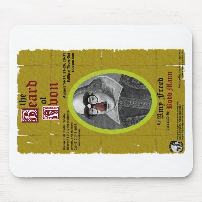 Skägg av Avon skräddarsy Mousepad - Musmatta (Framsidan)