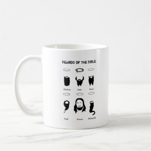 Skägg av bibelmuggen kaffemugg