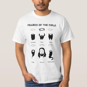 Skägg av den grundläggande utslagsplatsskjortan tee shirt