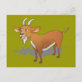 Skägg från lycklig vykort